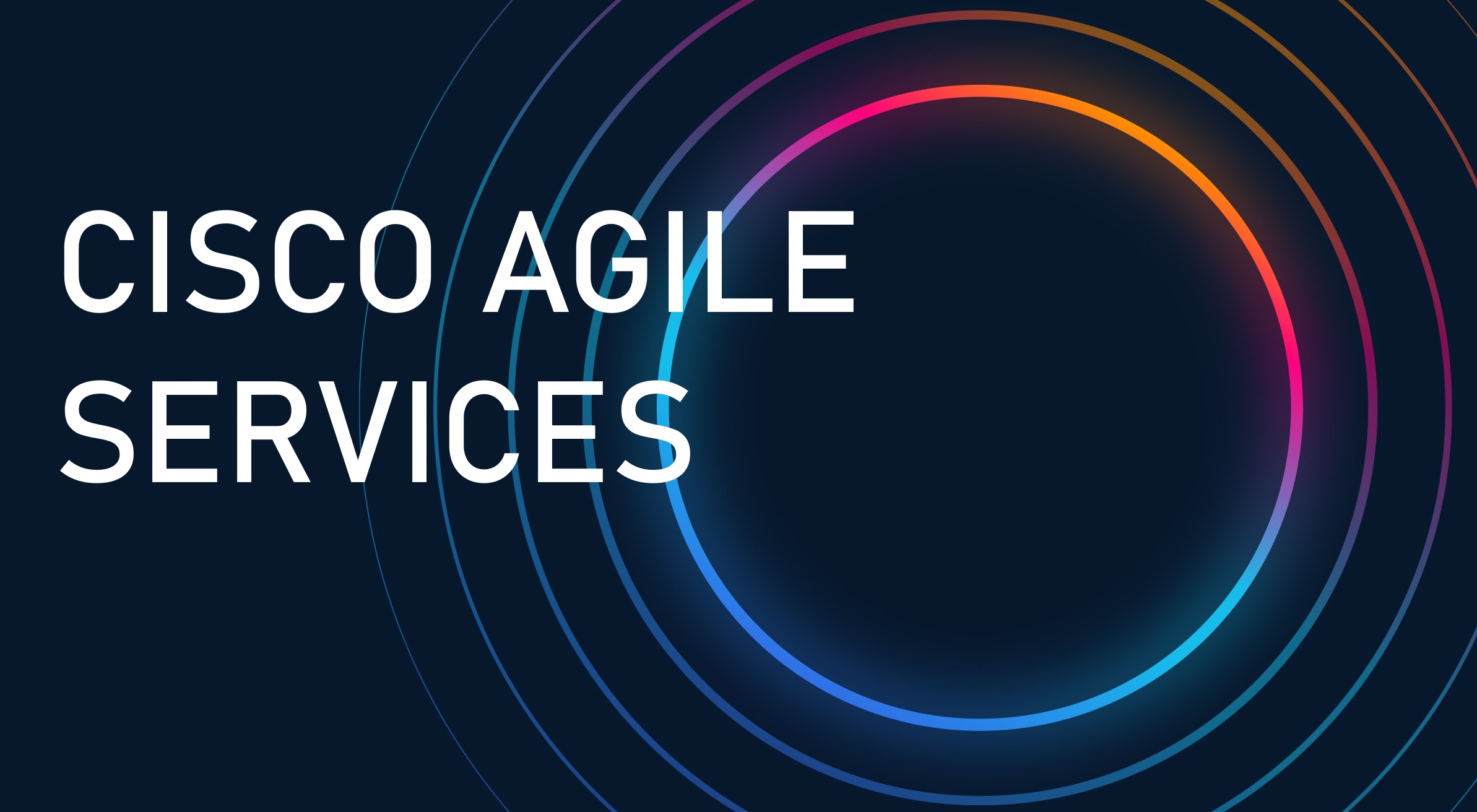 Cisco Agile Services